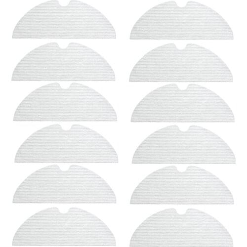 Replaceable Disposable Mop Cloth Sweeping Robot for Xiaomi Dreame F9 Sweeper Accessorie , 12PCS