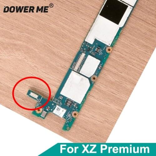 Dower Me On Motherboard Charger Port Charging Dock Flex Cable FPC Connector Clip Plug For Sony Xperia XZ Premium G8142 G8141 XZP