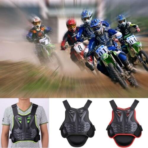 Adult Motorcycle Dirt Bike Body Armor Protective Gear Chest Back Protector Protection Vest for Motocross Snowboarding