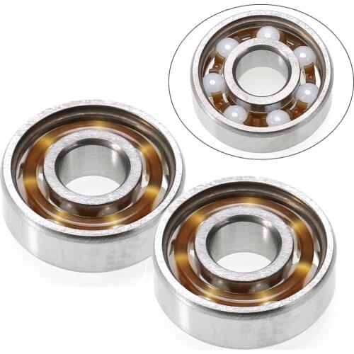 1pc 608 Speed Ball Bearings Deep Groove ZrO2 Zirconia Hand Fidget Spinner Ceramic Bearing 8*22*7mm Mayitr