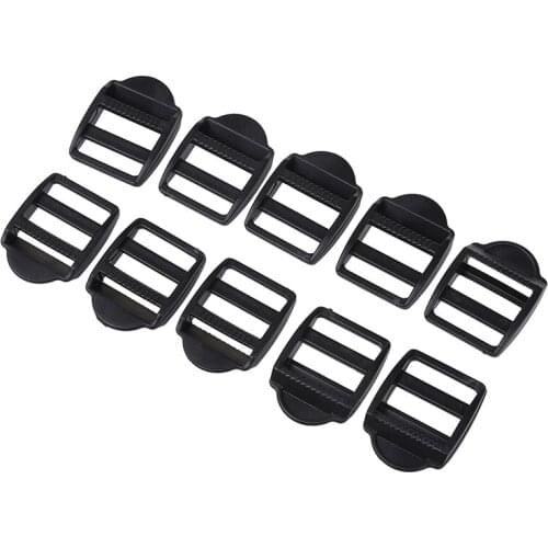 10 Pcs Plastic Replaceable Luggage Bag Side Buckles for 1" Width