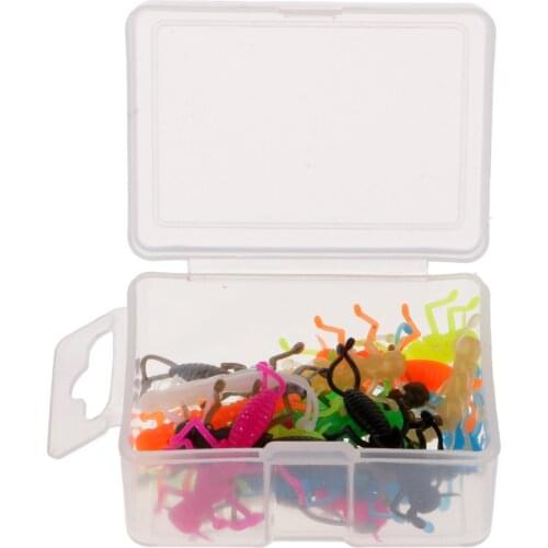 20pcs Soft Stonefly Baits Rubber Fishing Lures Mayfly Flies Artificial Baits