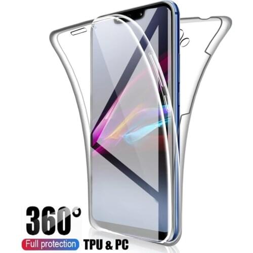 360 Transparent Shockproof Silicone Case For Huawei Honor 8A Prime 8S 8X 9X Premium Full Cover Honor 30i 9S 9C 10i Lite 20S Pro
