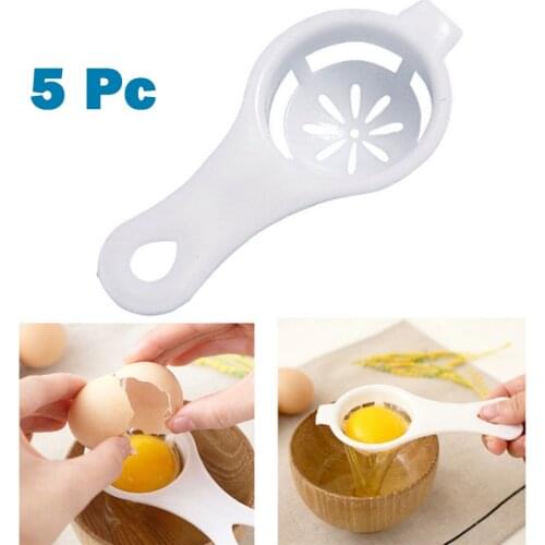 5Pc Egg White And Yolk Separator With Silicone Holder Egg Dividers Suction Eggs Separator Cooking Tool Egg Kitchen baking tool