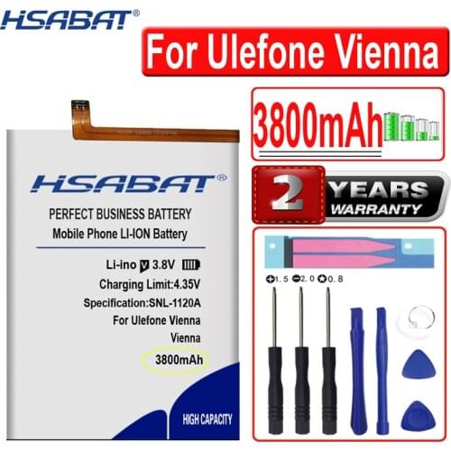 HSABAT 3800mAh Battery for Ulefone Vienna Smart Phone