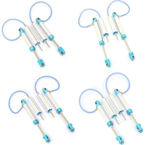 2Pcs Negative Pressure Piggyback Shock Absorber for 1/10 RC Crawler Car Axial SCX10 RR10 Wraith CAPRA Traxxas TRX4