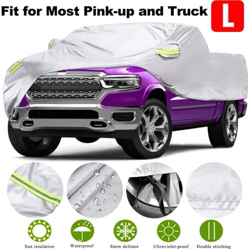 Truck Cover All Season Car Cover for Pickup Truck Against Dust Debris Windproof UV Protection 170T for Ford Raptor F150 F250 GMC