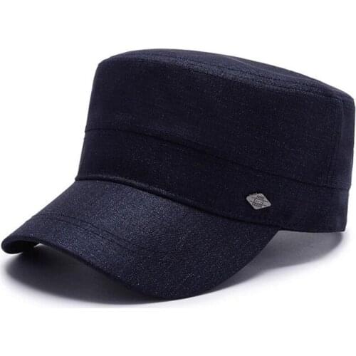 SILOQIN Snapback Cap Mens Army Military Hats Adjustable Size Casual Sports Caps Flat Cap New Iron label Male Bone Cap Dads Hat