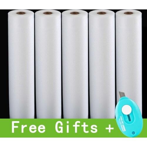 LIFE Kitchen Vacuum Bag For Food Vacuum Sealer Packing Bag Vacuum Packer Storage Bags Food Fresh Long Keeping length is 5 m