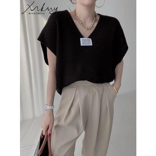 Женские трикотажные майки MiuKoMiYa China At AliExpress