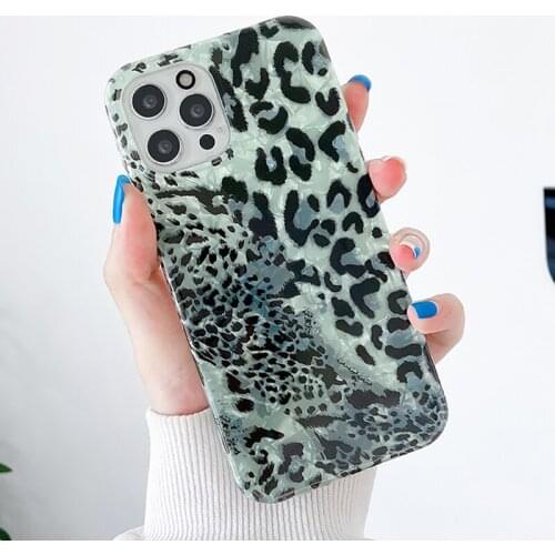 Fashion Leopard Print Phone Case For iPhone 12 Mini Pro Max 11 Pro Max X XR XS Max 8 7 Plus SE 2020 Soft Silicone Back Cover