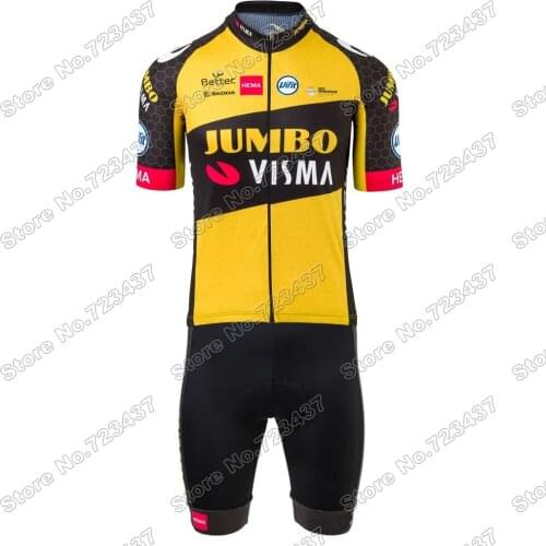 2021 Jumbo Visma Cycling Skinsuit Pro Team Race Bodysuit Men Road Bike Jerseys Set Cycling Clothing Rompers Jumpsuit MTB Maillot