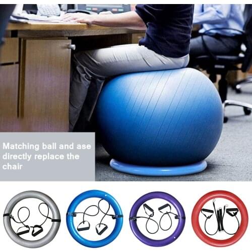 Inflatable Stability Yoga Ball Stand Holder Base for Yoga Pilates Ball Sit Chair Yoga Ball Stability Ring Base