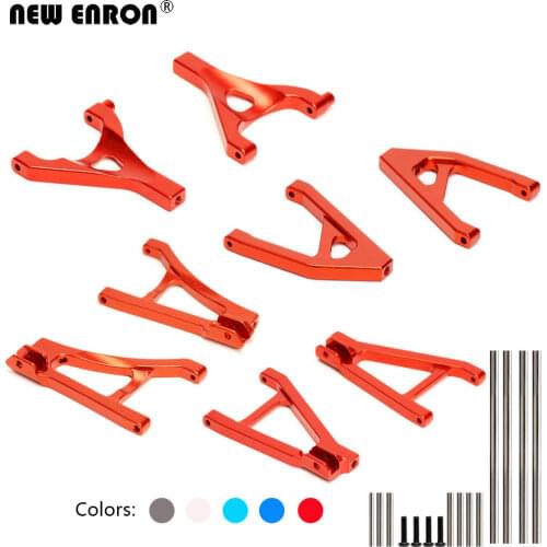 NEW ENRON Aluminum Front/Rear Lower Upper Suspension Arm 7031 7032 for Rc Short Truck Car Traxxas 1/16 Slash 4WD 1:16
