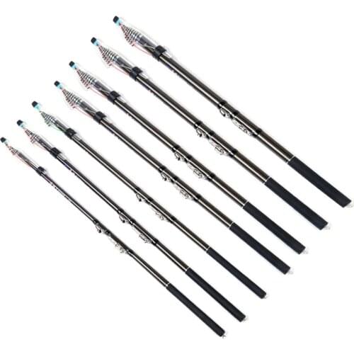 New Super Hard Telescopic Spinning Carbon Rod Baitcasting Pesca Peche Sea Casting Lightweight Toughness Rock Fishing Rods 5.4M