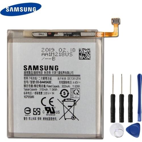 Original Samsung Battery EB-BA405ABE For Samsung GALAXY A40 A405F EB-BA405ABU 3100mAh
