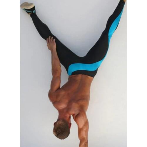 XB7 sexy low waist outdoor fitness running long pants male men sweatpants gym sports tights pants men sportswear pants trousers