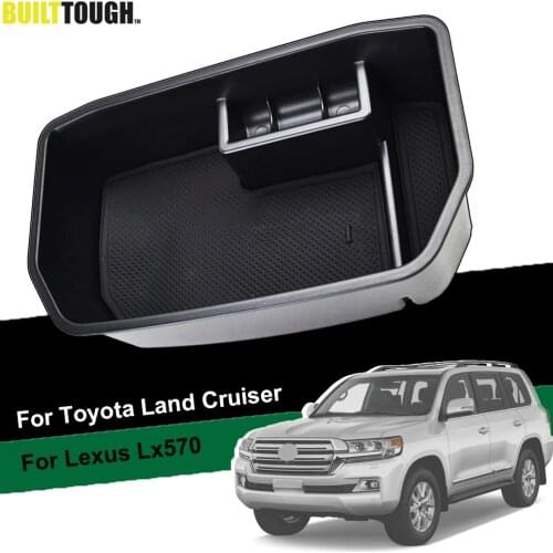 Armrest Storage Box For Toyota Land Cruiser Fj200 Lc200 Lexus Lx570 2008-2018 2010 2012 2014 2016 2017 Phone Holder Tray Pallet