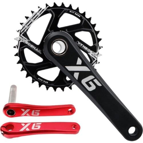 IXF X6 Mountain Bike Hollow Intergrated Chainwheel 170/175mm with BB Bottom Bracket Aluminum Alloy CNC