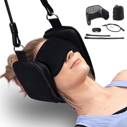 Portable Massager For Neck Cervical Traction Head and Back Relaxation Intervertebral Space Expands Device