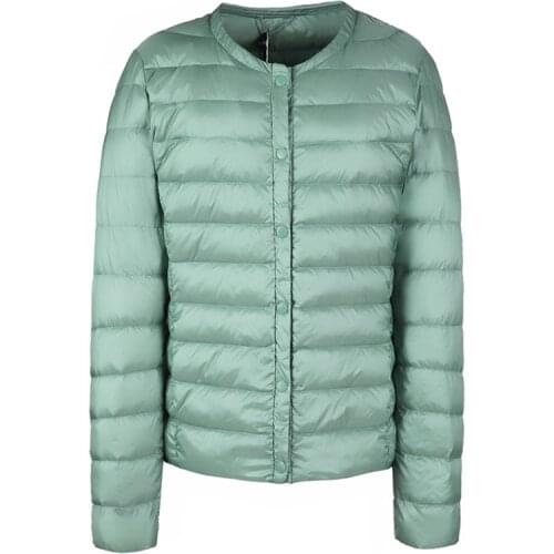 New winter Women Ultra Light White Duck Down Jacket Short Coat Slim Casual Down Coats Female Plus Size 3XL Warm Parka overcoat