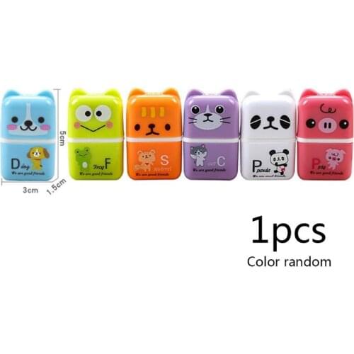 Cute Cartoon Roller Colorful Rectangle Eraser Pencil Rubber Erasers For School Kids