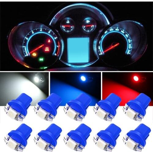 10Pcs LED Light Car Gauge Speed Dash Bulb for Ford Focus MK2 MK3 ST RS Ecosport Ranger C-Max S-Max Fuga Escape Fiesta