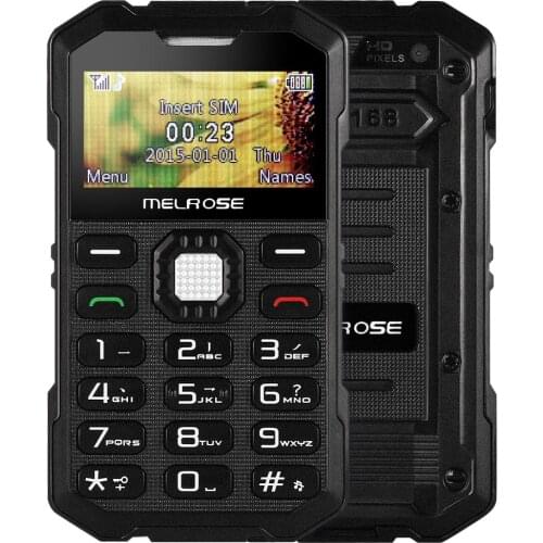 Melrose S2 Mini Shockproof Russian keyboard Single sim card Pocket student mobile phone Support Camera Bluetooth MP3