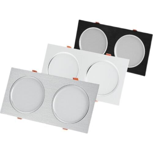LED Ultra-thin Square 10W 14W 18W 24W 5730 Led Dimmable Downlight Recessed Led Ceiling Spot Light Lamp Indoor AC 110V 220V