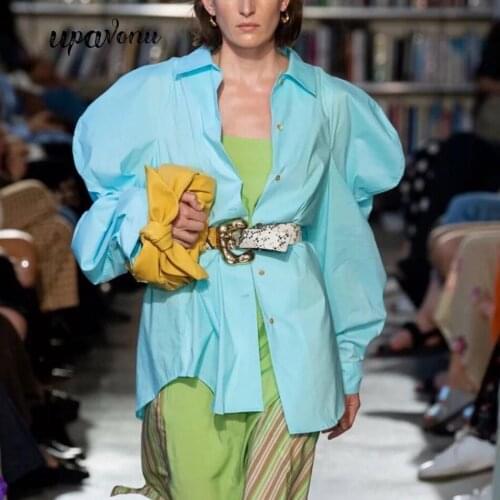 Женские голубые рубашки UpAvonu China At AliExpress