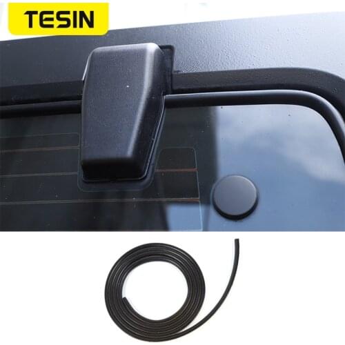 TESIN Seal Strips for Jeep JK Wrangler 2007-2017 Seal Protection Tailgate Door Edge Windshield Roof Trim Rubber Car Accessories