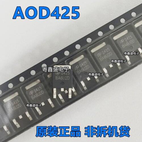 100% New&original AOD425 D425 TO252 In Stock 5pcs/lot