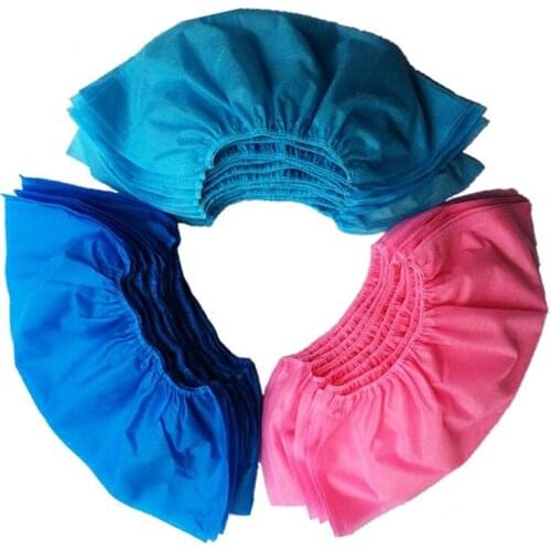 200pcs Shoe covers Disposable non-woven shoe cover Dust-proof sliding indoor computer room Student foot cover Thick shoe cover