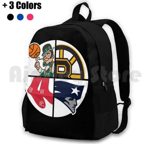 Boston Sports Outdoor Hiking Backpack Riding Climbing Sports Bag Boston New England Mass Ma Ne Massacuetts Sports Teams
