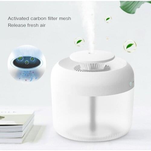 Household Large-Capacity Air Humidifier Mute Humidifying Colorful Atmosphere Light USB Nano Atomization Water Humidifier 41D