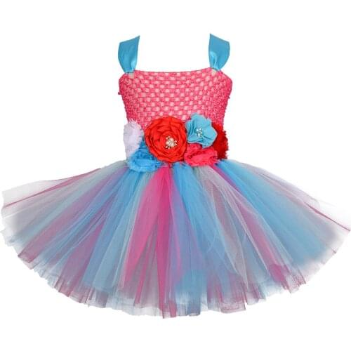 Flower Girl Dress Baby Girls Birthday Party Tutu Costume Kids Fancy Fluffy Tutu Dress Halloween Costume Birthday Gift Photo Prop