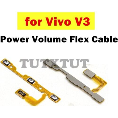 For Vivo V3 Power Volume Flex Cable ON OFF Side Button Switch Flex Cable Replacement Repair Spare Parts