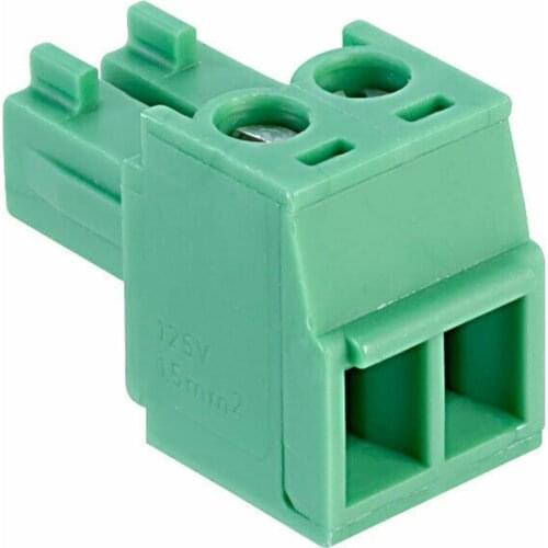 MC 1,5/ 2-ST-3,81 2 Way Screw Plug PCB Connector 8A 160V 3.81mm