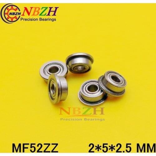 MF52 MF52-ZZ MF52ZZ MF52-2Z MF52Z zz z 2z LF520ZZ Flanged Flange Deep Groove Ball Bearings High Quality 2*5*6.2*2.5*0.6 mm