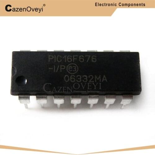 2PCS PIC12F615-I/P PIC16F676-I/P PIC16F684-I/P PIC16F690-I/P PIC16F716-I/P PIC16F72-I/SP PIC16F73-I/SP PIC16F76-I/SP DIP