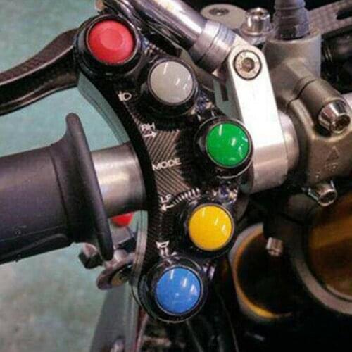 Mount Headlight Turn Signal Fog Lights Horn ON/OFF Start Kill Switch Motorcycle Parts 7/8" Universal 7-Button Handlebar