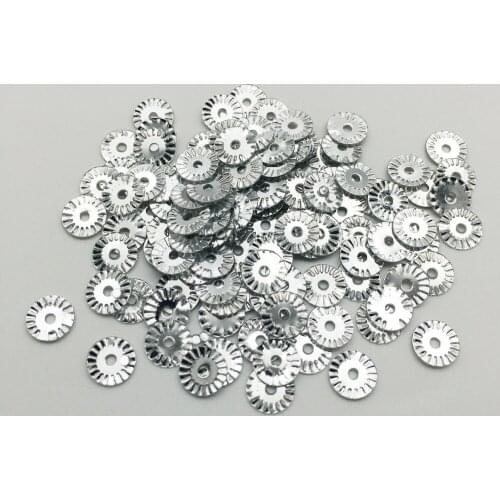 HOT!! 50g 5000pcs 6mm Flower Round Flat Loose Sequin Paillette Sewing,Wedding Craft,Women Kids DIY Garment Accessory SFFF61