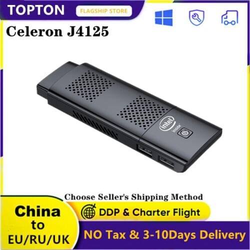 Intel PC Stick Celeron N4120 Quad-Core 2.6GHz 4K Mini Computer 4G/6G/8G LPDDR4 128G/256G eMMC AC WiFi Bluetooth HDMI Windows 10