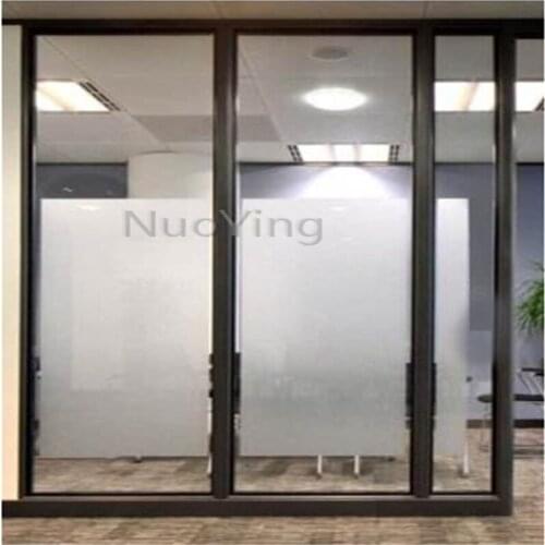 Opaque Window Sticker Uv Resistant Vinyl Blinds Window Privacy Film Matte White Self-adhesive Decorative Film