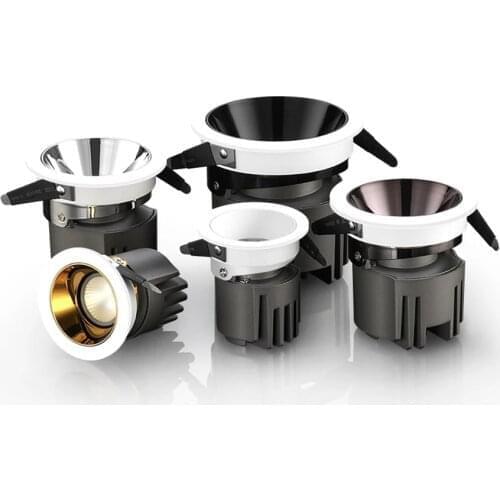 New LED Dimmable Downlight Ultra Thin Anti Glare Spot Light CREE Chip 7W 9W 12W 15W 20W 30W Recessed LED Ceiling Lamp AC85V-265V