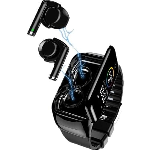 New M7 Smart Watch With Bluetooth Earphones Heart Rate Blood Pressure Monitor Men Smart Wristband for Android IOS Phones