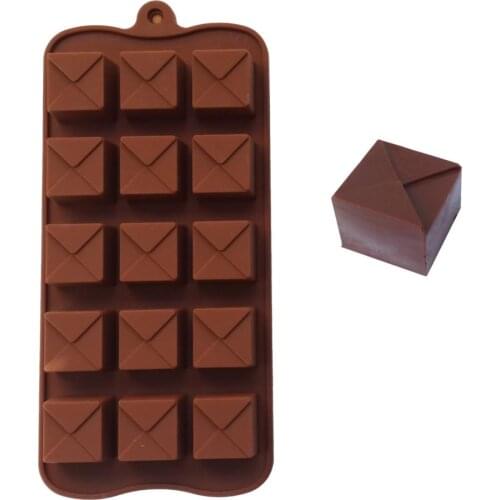 Brand New Ladder Shaped Chocolate Mould Cake Tools Candy Mold Silicone Bakeware Cupcake Cake Topper D524