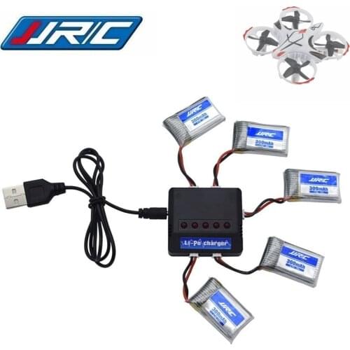 Original JJRC H56 battery 3.7V 300mAh For JJRC H56 T2G Drone Battery for RC Quadcopter Spare Part Lipo Battery and Charger 5in1