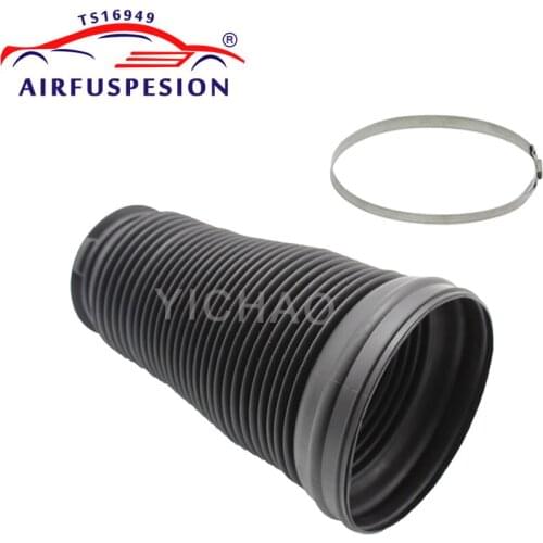 Front Dust Cover Boot + Clip Ring for Mercedes W221 S350 S500 Air Shock Absorber 2213204913 2213209313 2213200538 2213205113