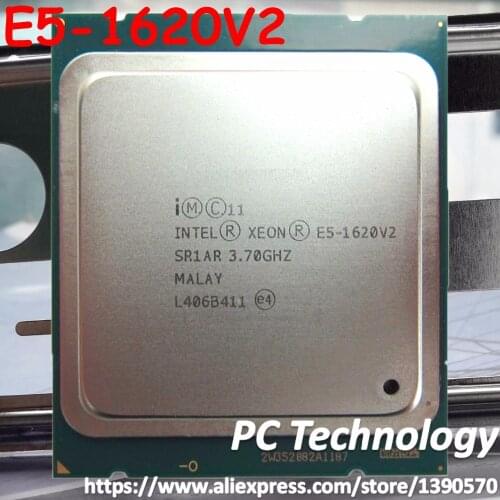 E5-1620V2 Original Intel Xeon E5 1620 V2 3.70GHZ 4-Core 10MB E5-1620 V2 FCLGA2011 130W 1 year warranty E5 1620V2 free shipping